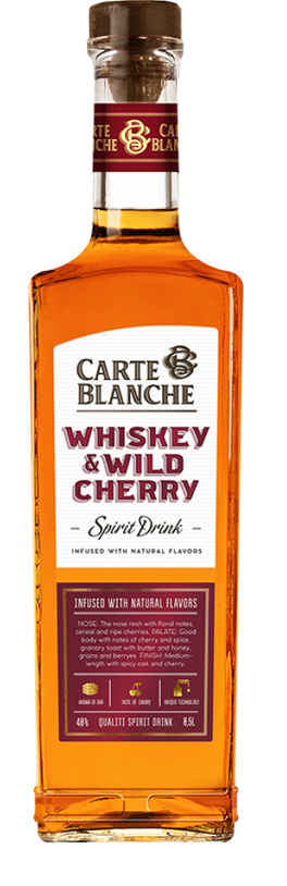 Настойка Carte Blanche Whiskey&Wild Cherry flavour